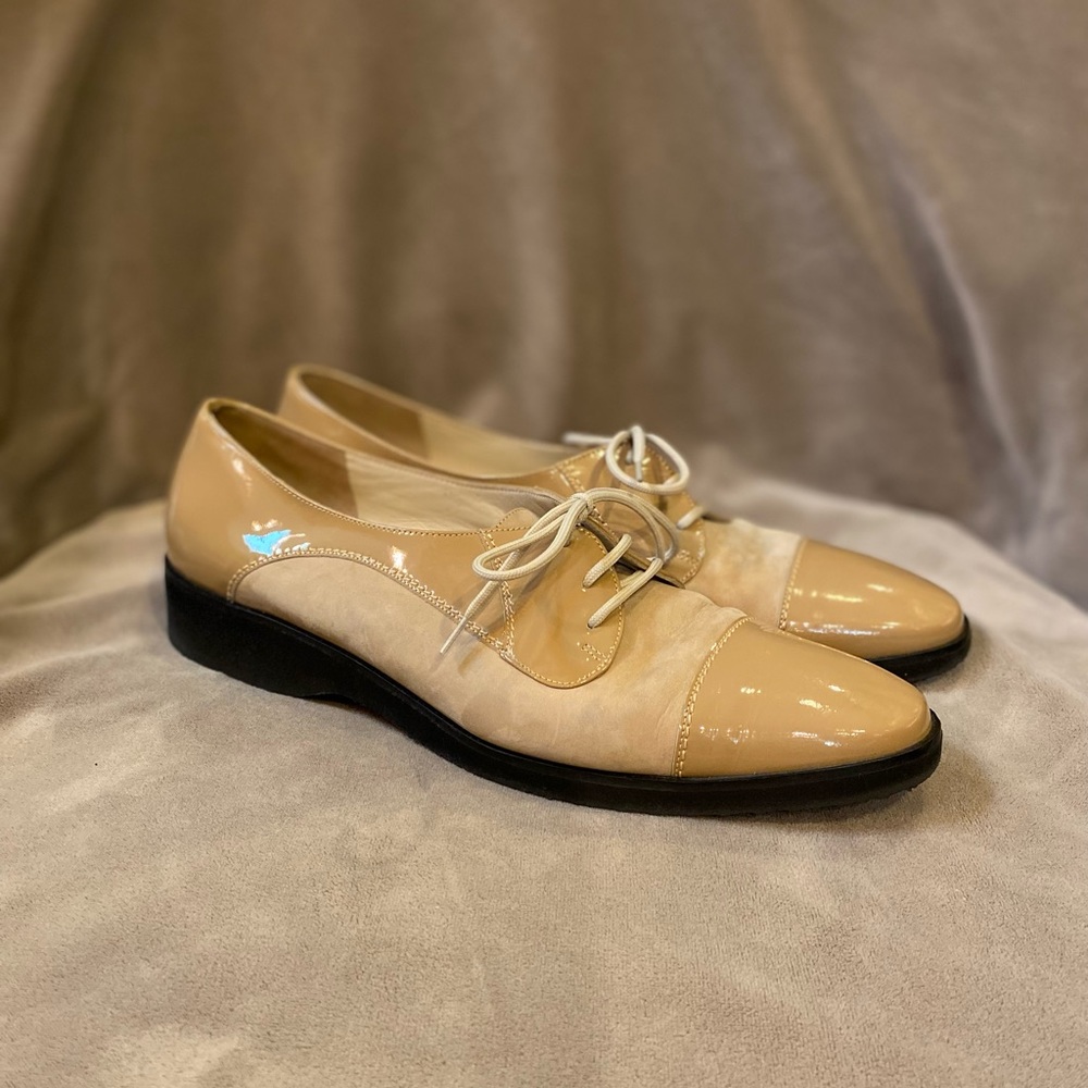 Salvatore Ferragamo Suede/Leather Oxfords